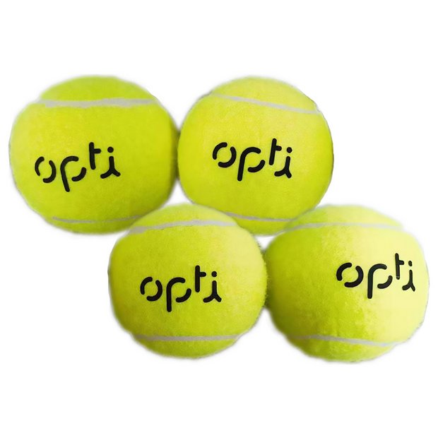 Opti tennis balls set of 4, UK version