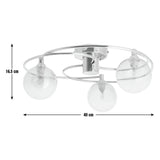 Argos Home ombre glass brass ceiling light 40cm (British brand)