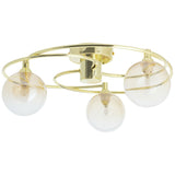 Argos Home ombre glass brass ceiling light 40cm (British brand)