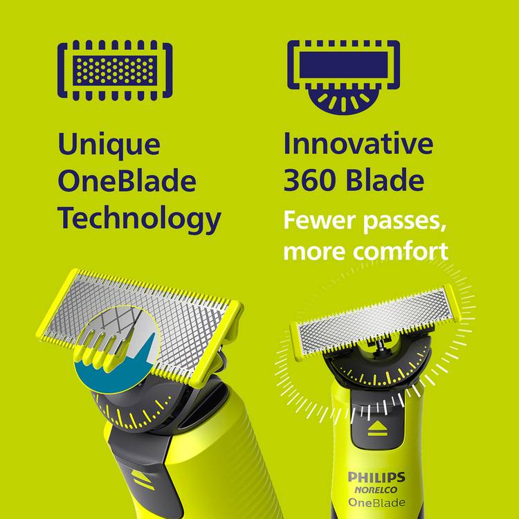 Philips OneBlade 360 beard and body trimmer, UK version