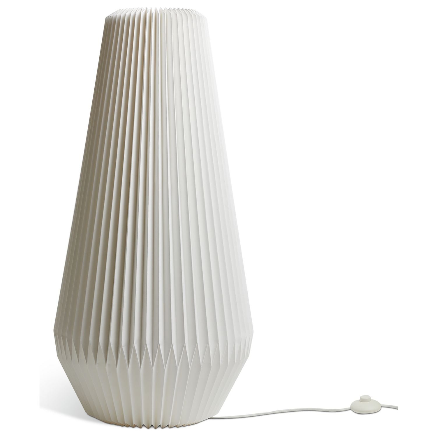 Habitat Origami column floor lamp in white, UK version