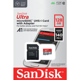 SanDisk Ultra microSD memory card 128GB - British product