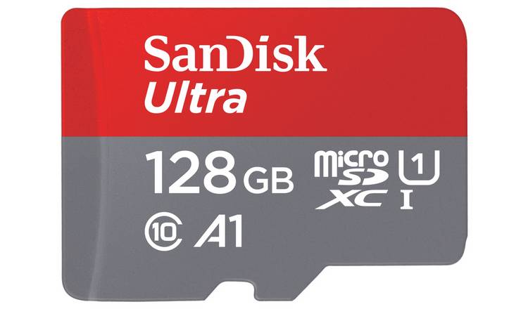 SanDisk Ultra microSD memory card 128GB - British product
