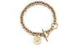 Olivia Burton gold plated bee honeycomb bracelet adjustable (British brand)
