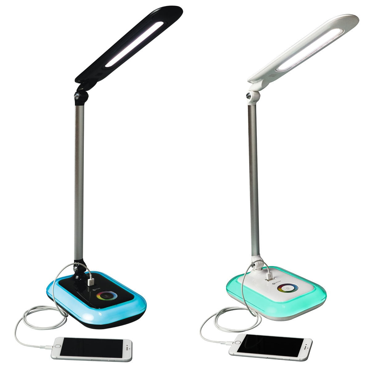 OttLite Wellness Glow desk lamp with colour changing base, imported from the UK