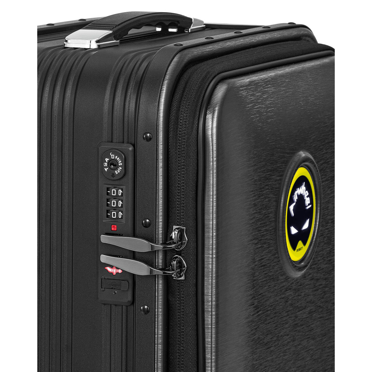 Airwheel SE3S electric ride-on hardside suitcase in black, UK version