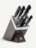 Zwilling J.A. Henckels self-sharpening ash wood knife block 7-piece - British product
