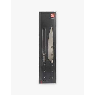 selfridges Zwilling J.A Henckels Pro Chef's Knife and Meat Fork Set (20cm and 18cm)- Buy online at McGrocer