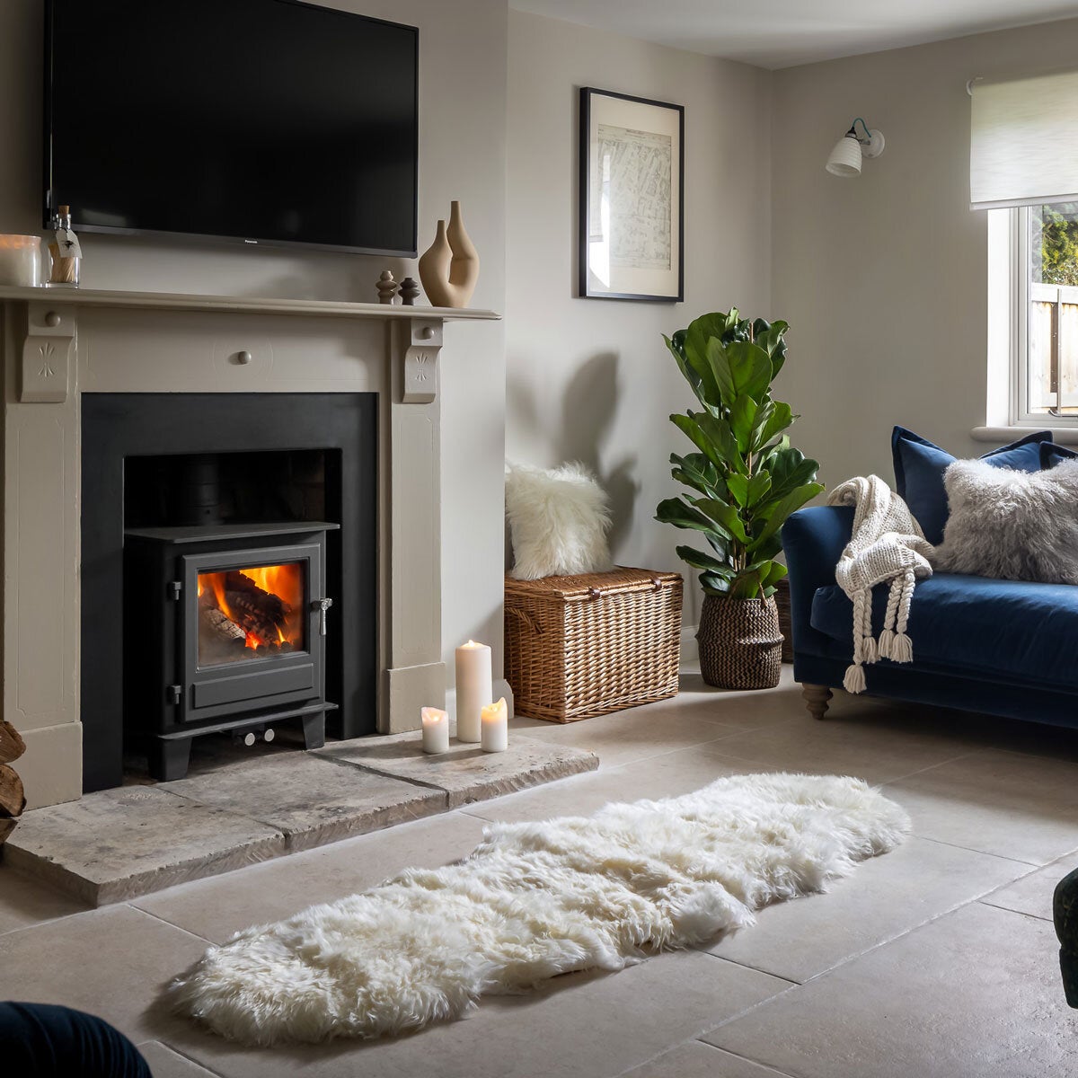 Naturally Sheepskins Long Wool Double Rug 180 x 55 cm