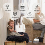 Naturally Sheepskins long wool double rug 180x55 cm, imported from the UK