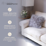 Naturally Sheepskins Mongolian cushion 50x50 cm - British product