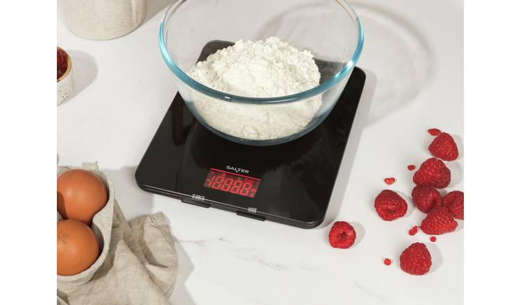 Salter Aquatronic glass digital kitchen scale black - British product