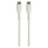 White USB-C 2m charging cable, imported from the UK