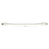 Lightning to USB-C charging cable 2m white, imported from the UK