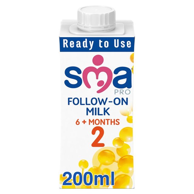 SMA Pro 2 Follow-on Milk Ready to Use 6 mths+   200ml GOODS M&S   