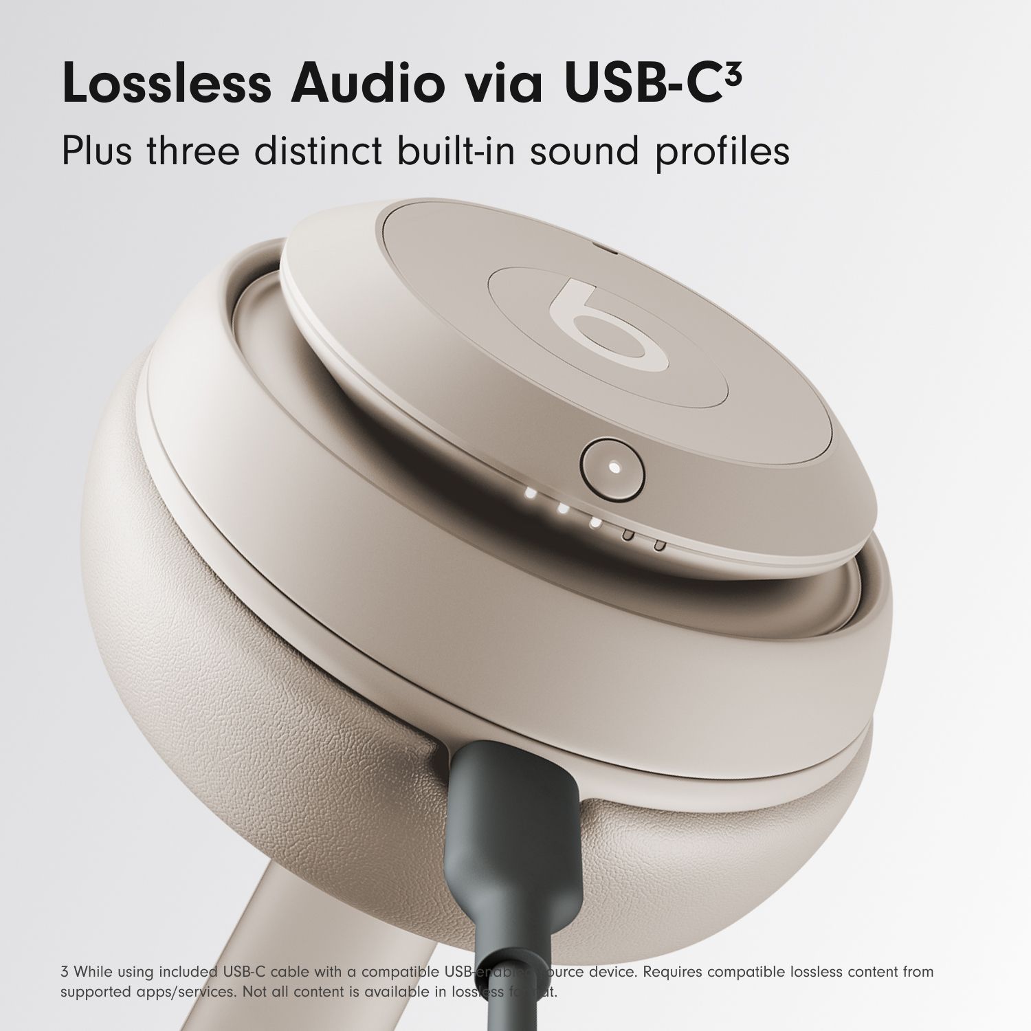 Beats Studio Pro ANC over-ear wireless headphones sandstone, UK version