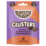 Doisy & Dam Clusters Peanut & Salted Caramel Dark Chocolate 80g GOODS Sainsburys   