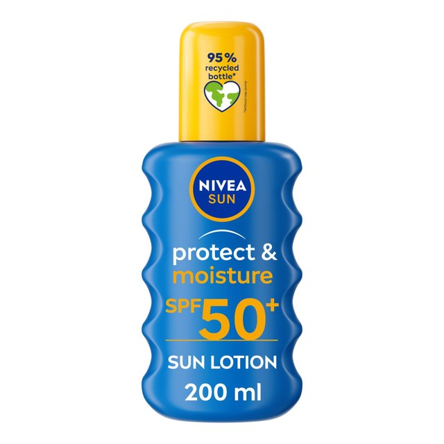 NIVEA SUN Protect & Moisture SPF 50+ Sun Lotion Spray    200ml GOODS M&S   