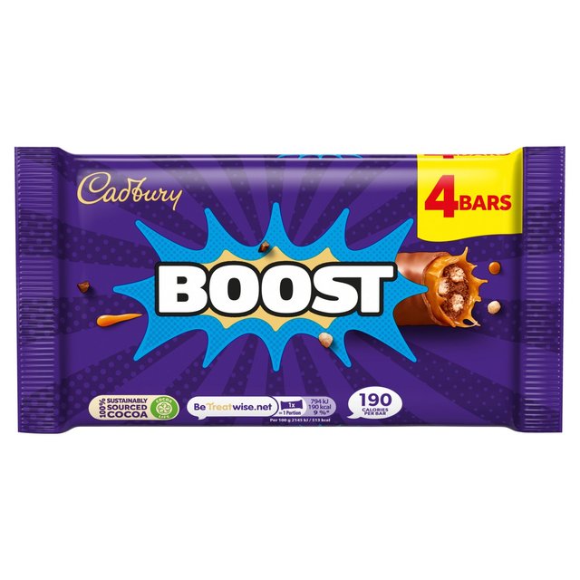 Cadbury Boost Chocolate Bar Multipack   4 x 40g GOODS M&S   