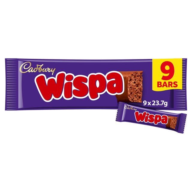 Cadbury Wispa Chocolate Bar Multipack   9 x 23.7g GOODS M&S   