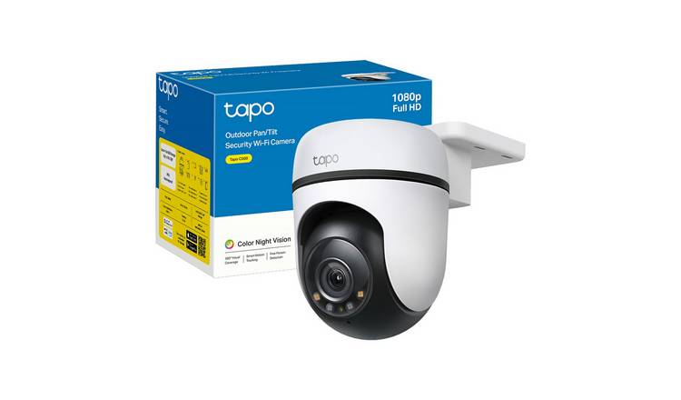 Tapo outdoor pan tilt security camera (British brand)