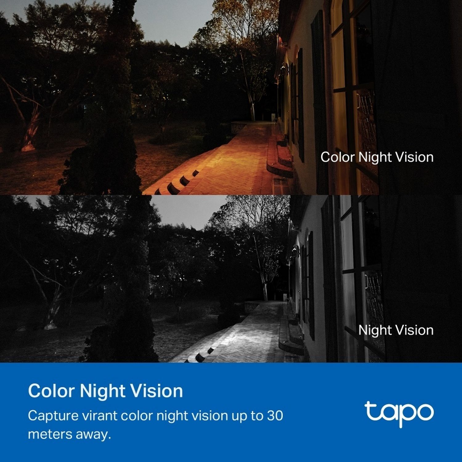 Tapo outdoor pan tilt security camera (British brand)