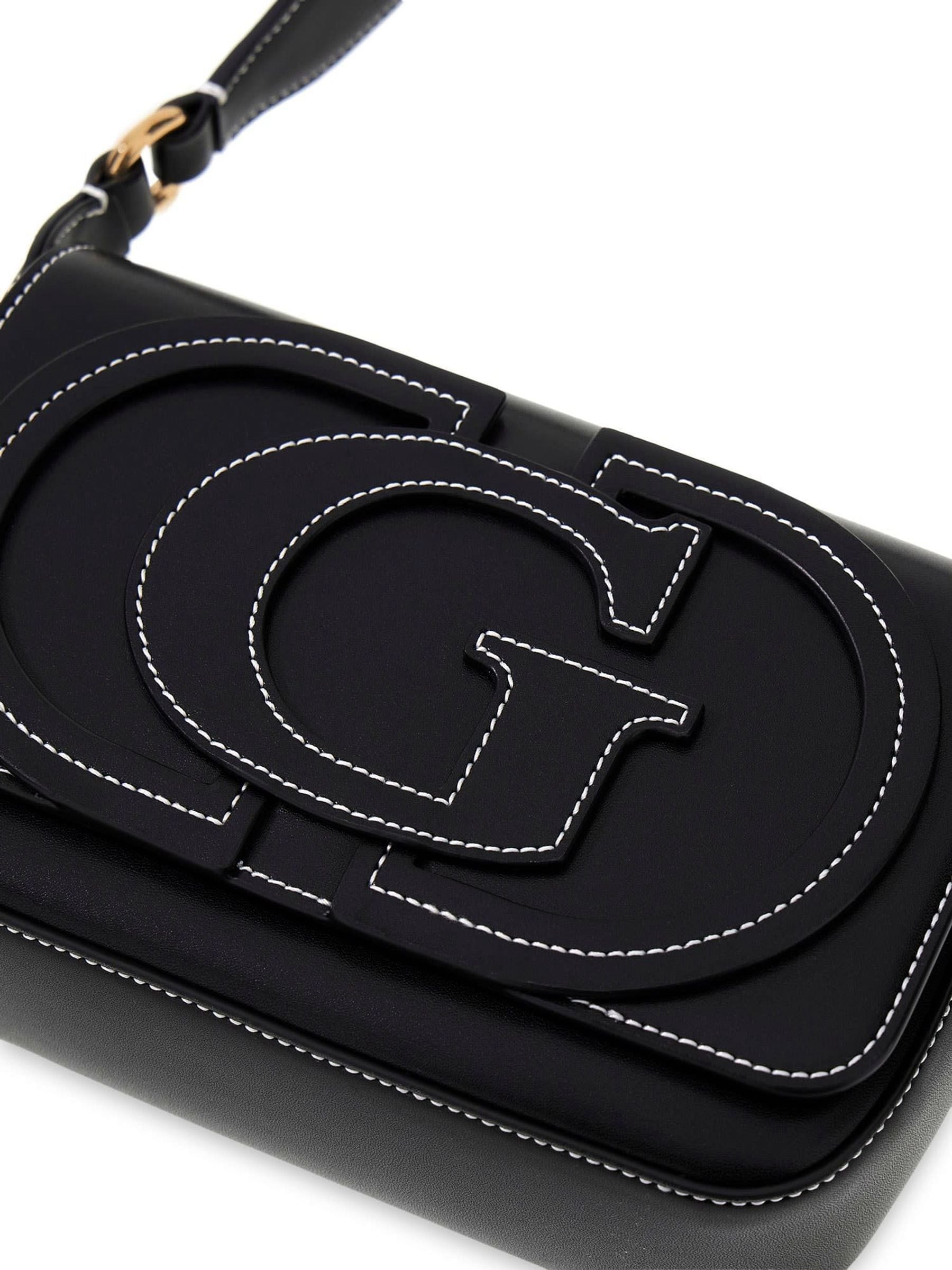 Guess Black Ruby Flap Shoulder Bag, UK version
