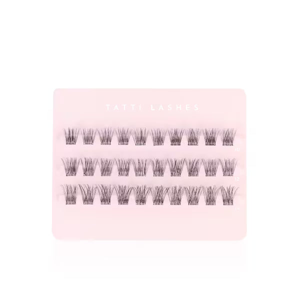 Tatti Lashes Natural Pre-Glued Individuals False Eyelashes (British brand)