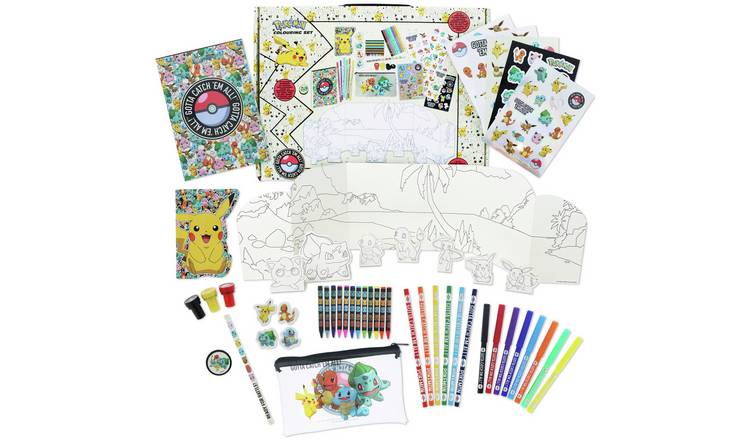 Pokémon activity colouring set 142 piece - British product