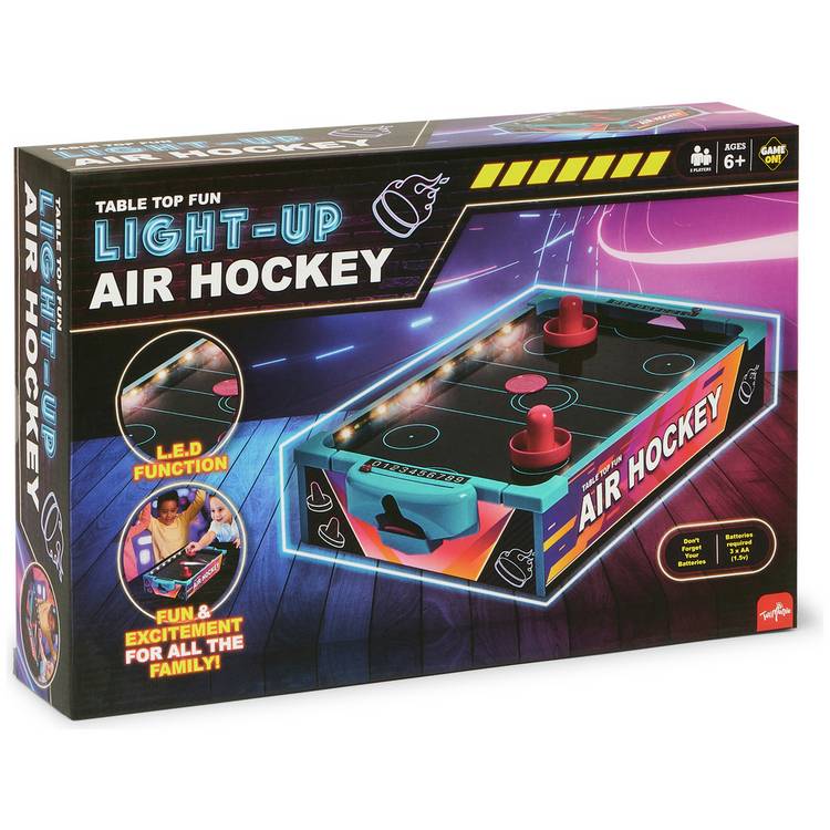 Toymania light up air hockey table, imported from the UK