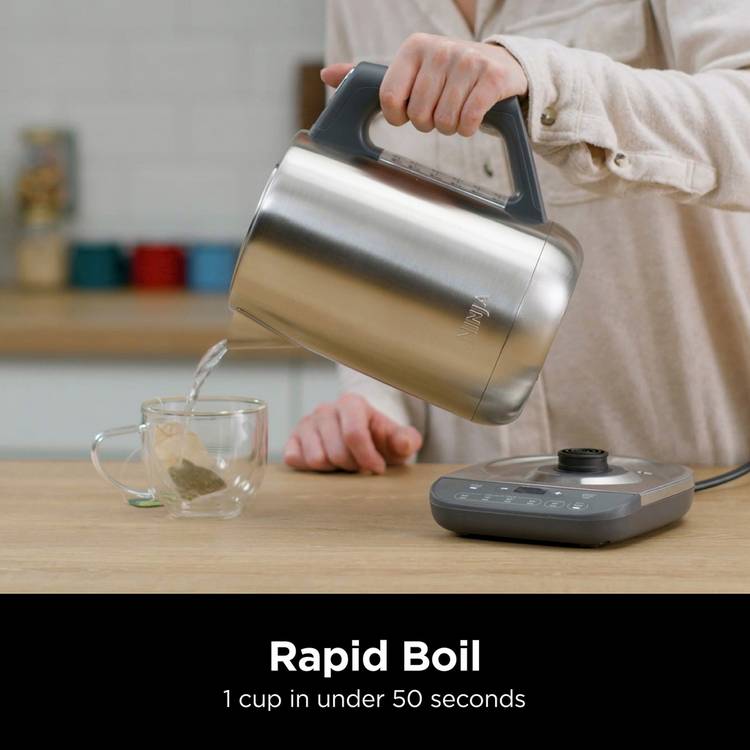 Ninja perfect temperature kettle stainless steel 1.7L, imported from the UK