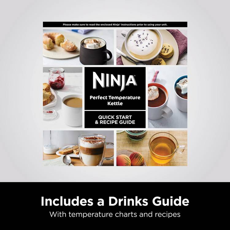 Ninja perfect temperature kettle stainless steel 1.7L, imported from the UK