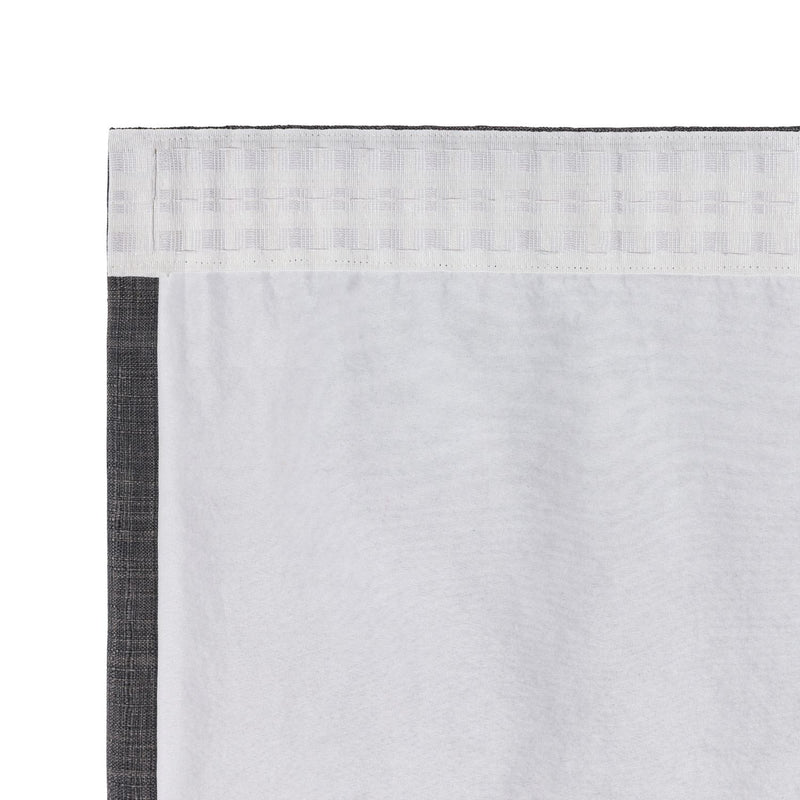 Argos Home Thermal Door Curtains - Charcoal - 167x213cm