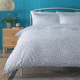 Habitat Brush Strokes Print Bedding Set in eggshell blue, imported from the UK