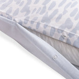 Habitat Brush Strokes Print Bedding Set in eggshell blue, imported from the UK