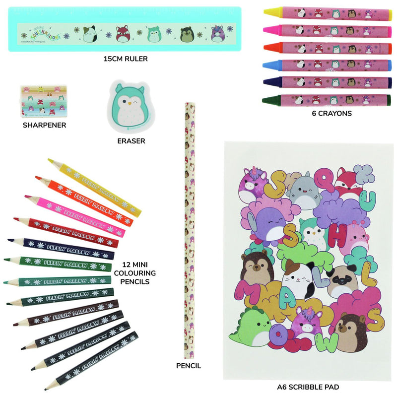 Squishmallows large art colouring set 135 pieces (British brand)