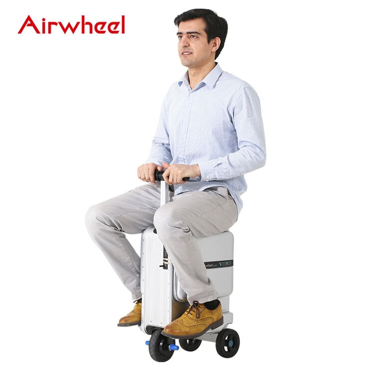 Airwheel electric ride-on hardside case silver, imported from the UK