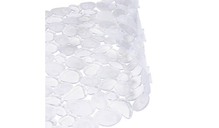 Argos Home clear pebbles bath mat 69x35cm, imported from the UK