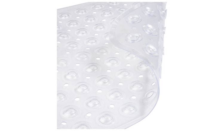 Argos Home clear PVC bath mat 38x70cm - British product