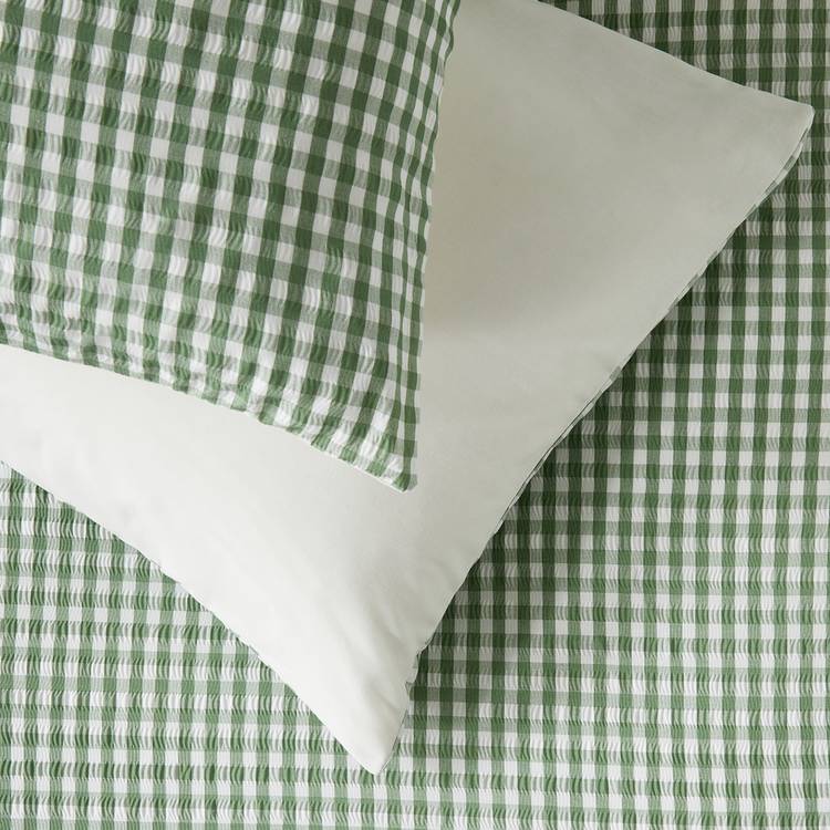 Habitat gingham seersucker bedding set single, UK version