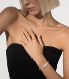Messika Move Link white gold and diamond ring - British product