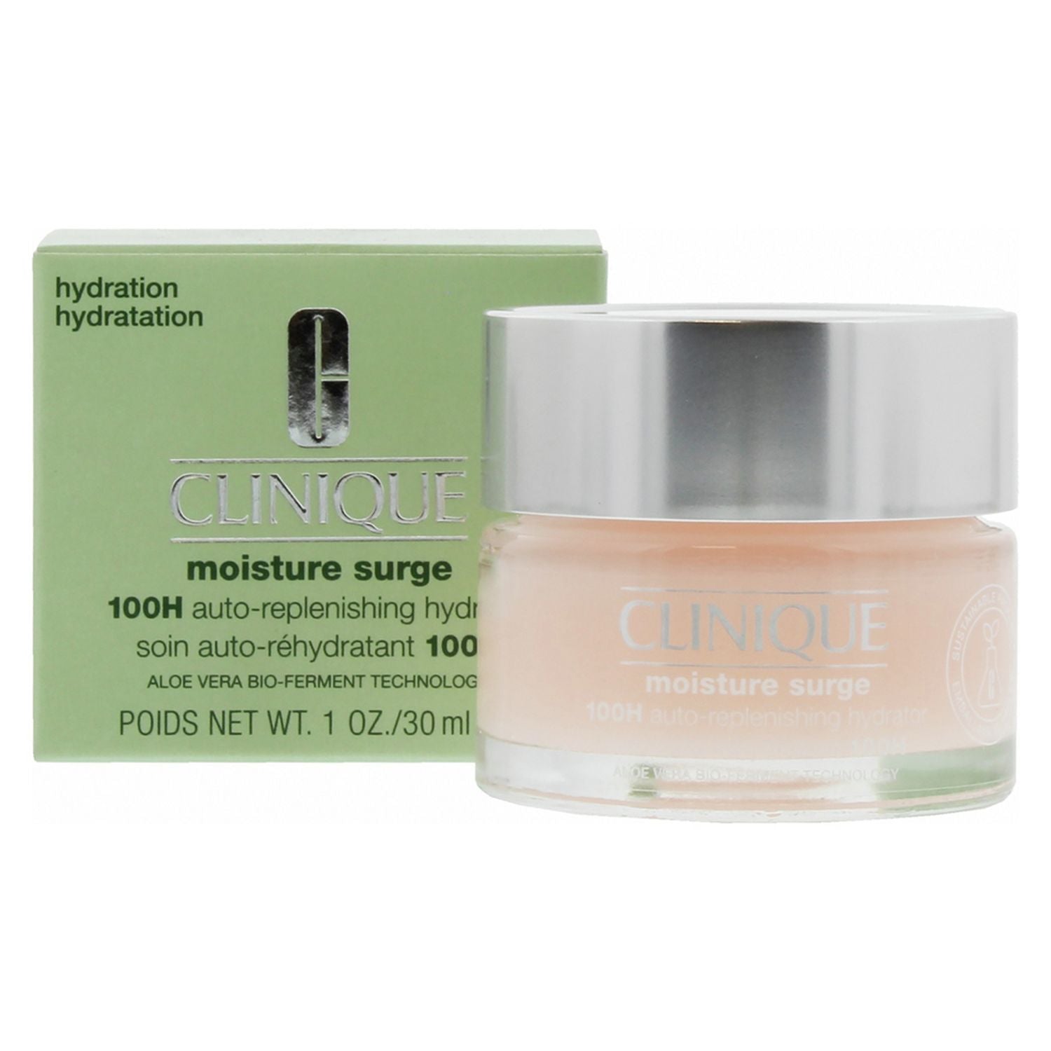 Clinique Moisture Surge Auto-Replenishing Hydrator gel cream, imported from the UK