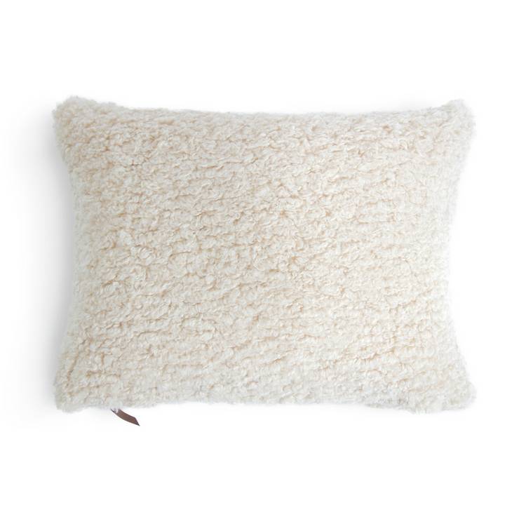 Habitat faux shearling cushion oatmeal 55x40cm (British brand)