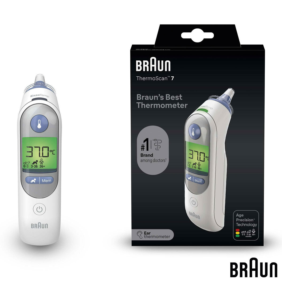 Braun Thermoscan 7 ear thermometer IRT6520 - British product