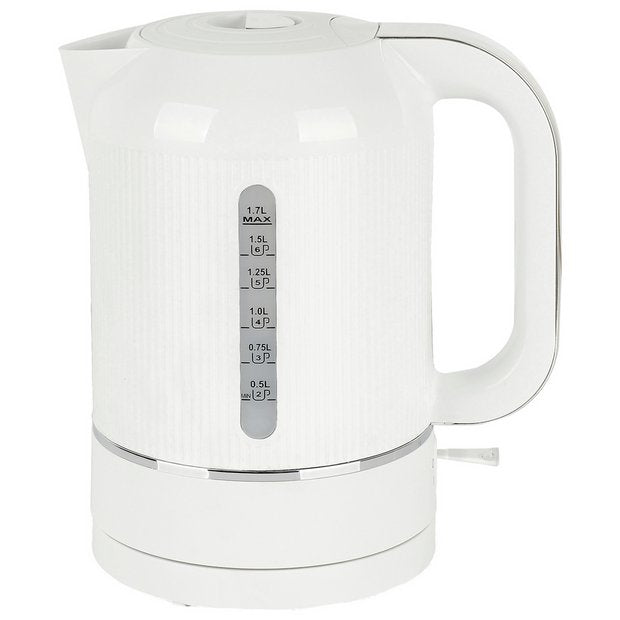 Cookworks white kettle 1.7-litre - British product