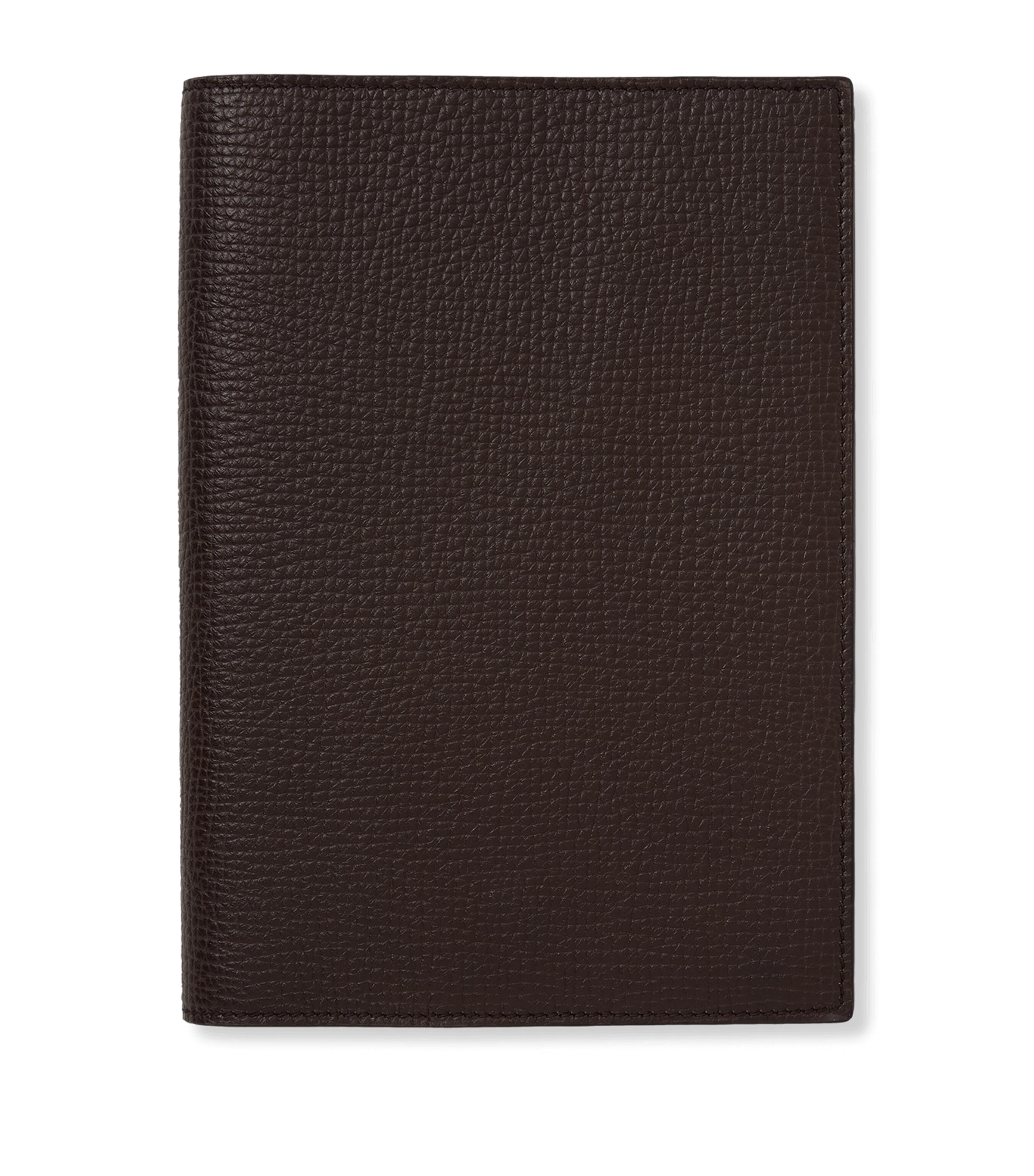 Smythson refillable calfskin notebook with gilt-edged paper, 192 pages (British brand)