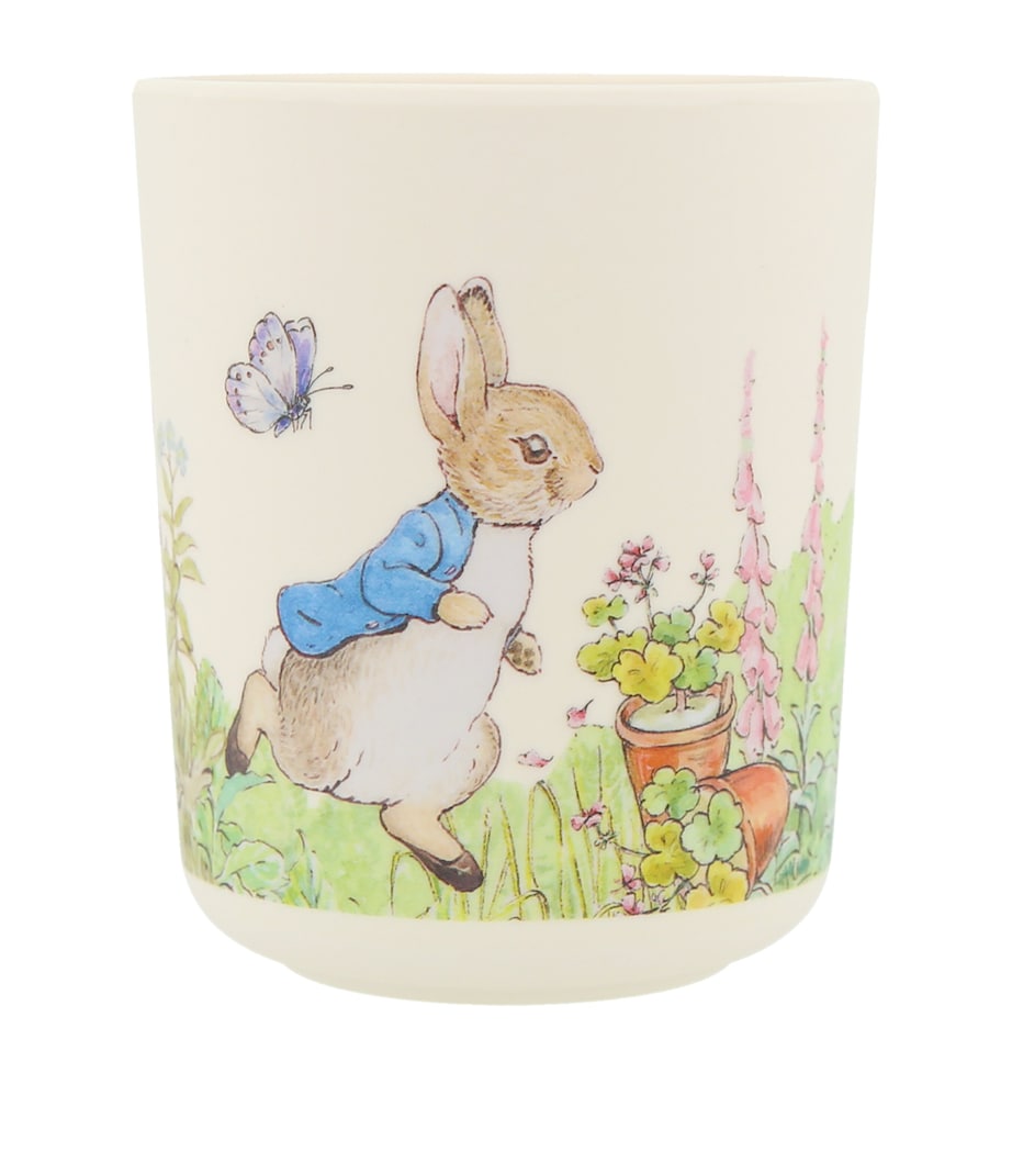 Set mit 6 Bechern aus Melamin mit Peter Rabbit Illustrationen, 220 ml