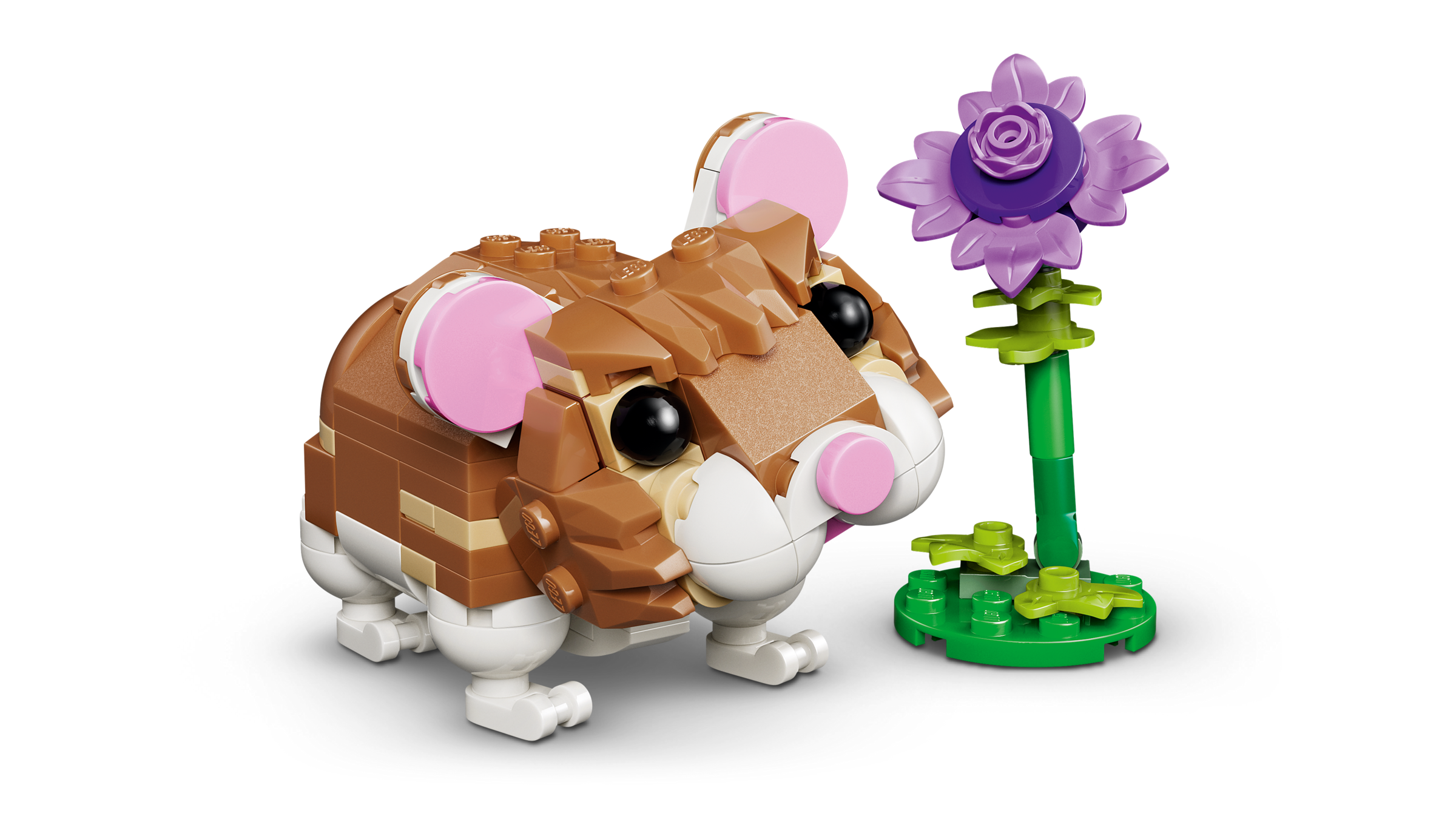 LEGO Creator 3 in 1 Cute Hamster with a Flower building set - British product
