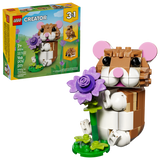 LEGO Creator 3 in 1 Cute Hamster with a Flower building set - British product