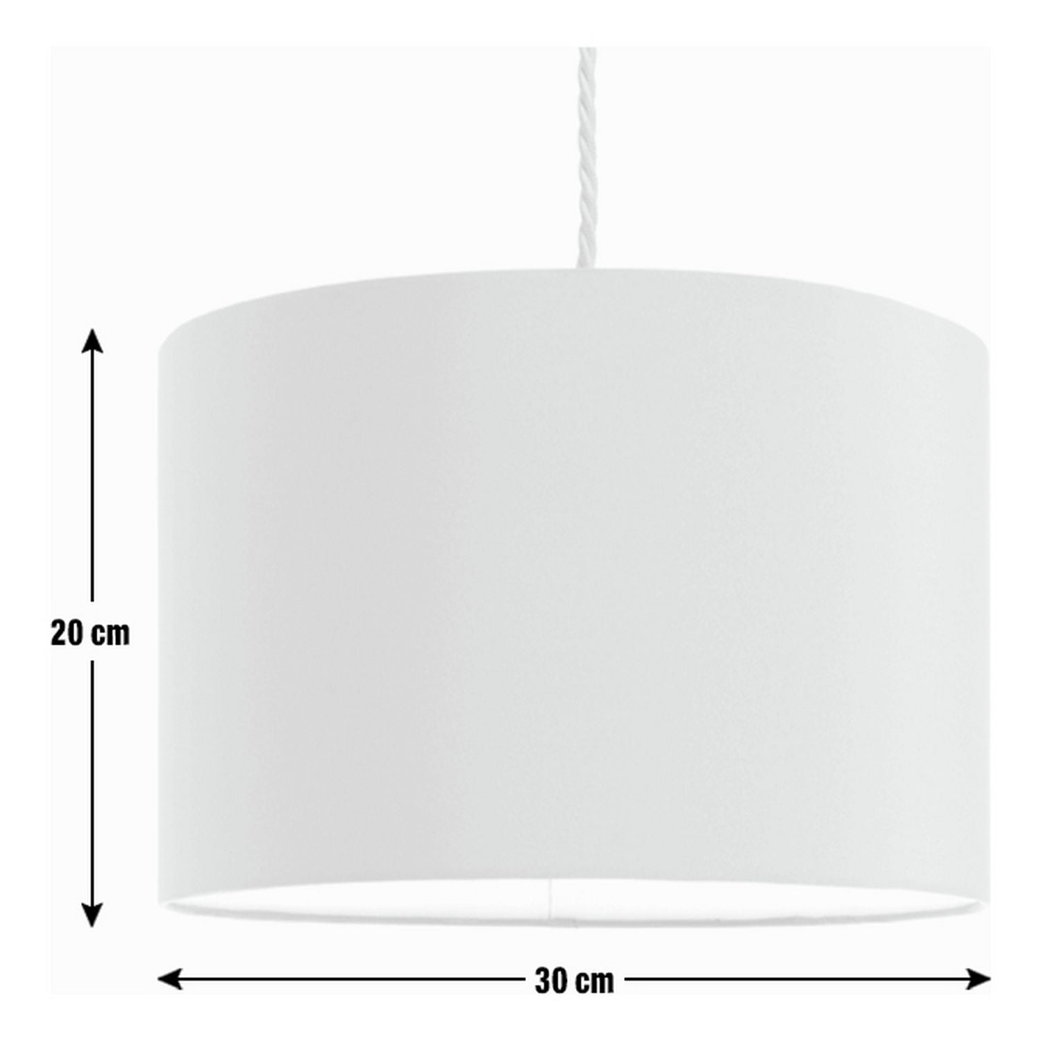 Argos Home Grey Easy Fit Lampshade - 30cm